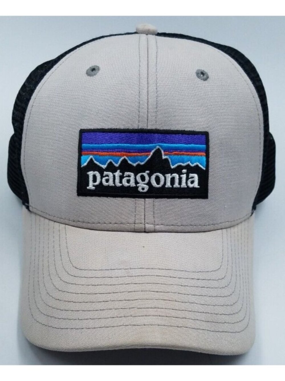 Patagonia Mountain Logo Mesh Back Snapback Outdoor Camping Hiking OS Hat Cap